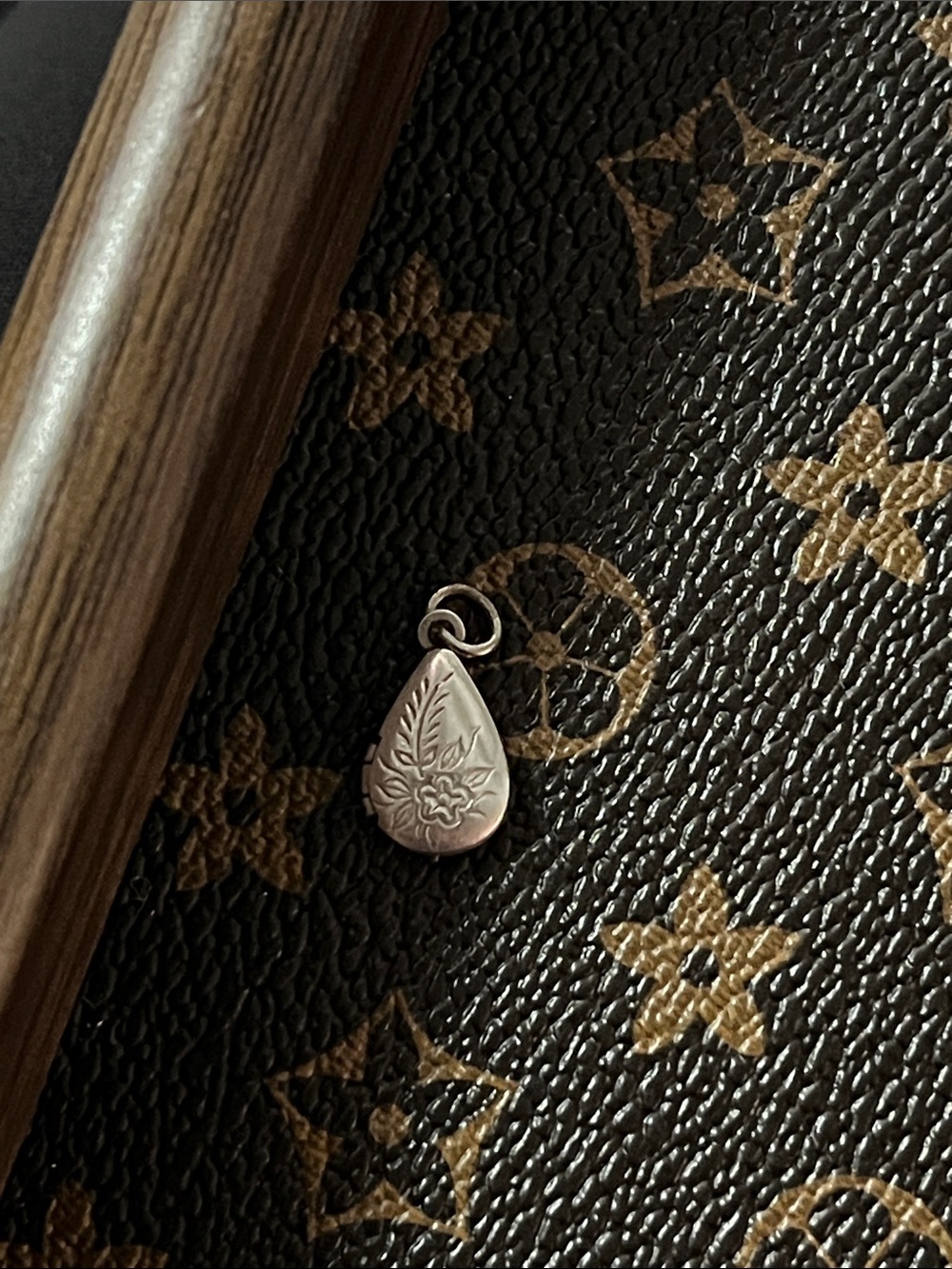 Victorian Sterling Teardrop Locket